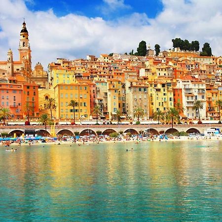 Bed and Breakfast Les Mimosas Menton Exterior foto