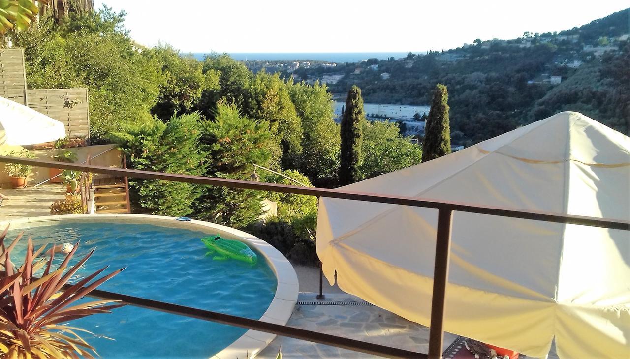 Bed and Breakfast Les Mimosas Menton Exterior foto